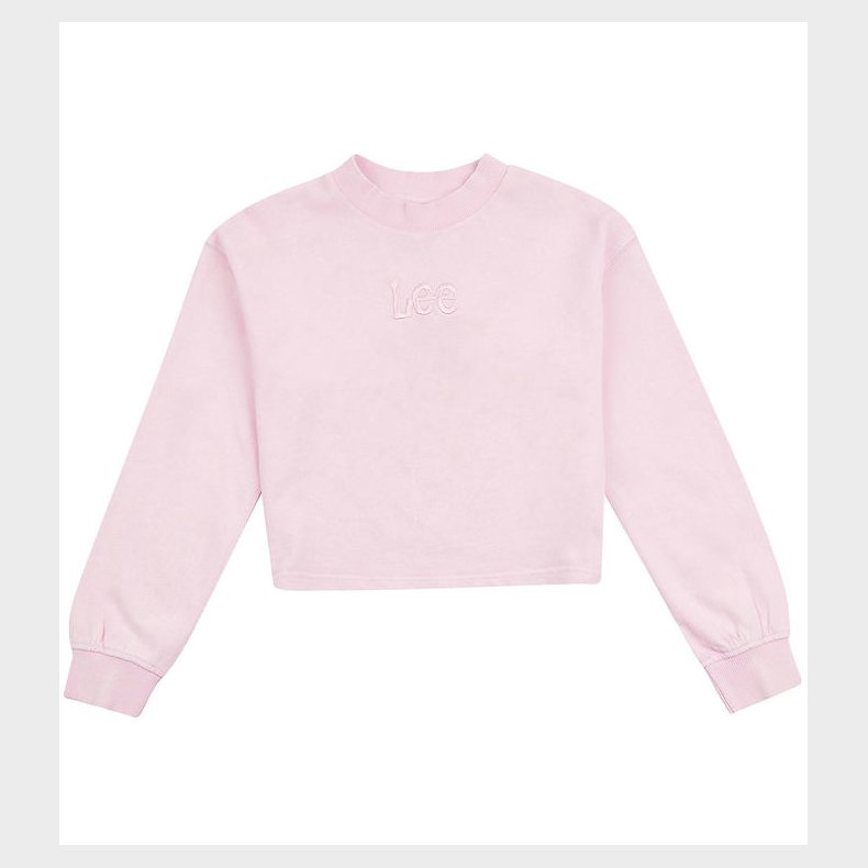 Lee Sweatshirt - Acid Wash - Pink Lady
