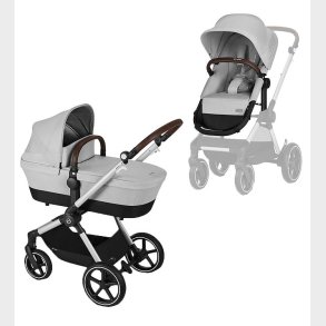 Cybex Klapvogn/Barnevogn - Eos Lux - 2-i-1 - Lava Grey