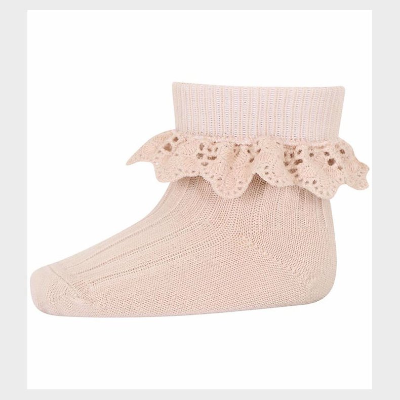 MP Strmper m. Blonde - Uld - Lea - Rose Dust