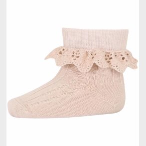 MP Strmper m. Blonde - Uld - Lea - Rose Dust