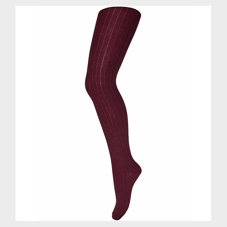 MP Strmpebukser - Uld - Rib - Wine Red