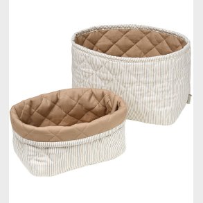 Cam Cam Opbevaringskurve - 2-pak - 22x15/24x17 cm - Classic Stri
