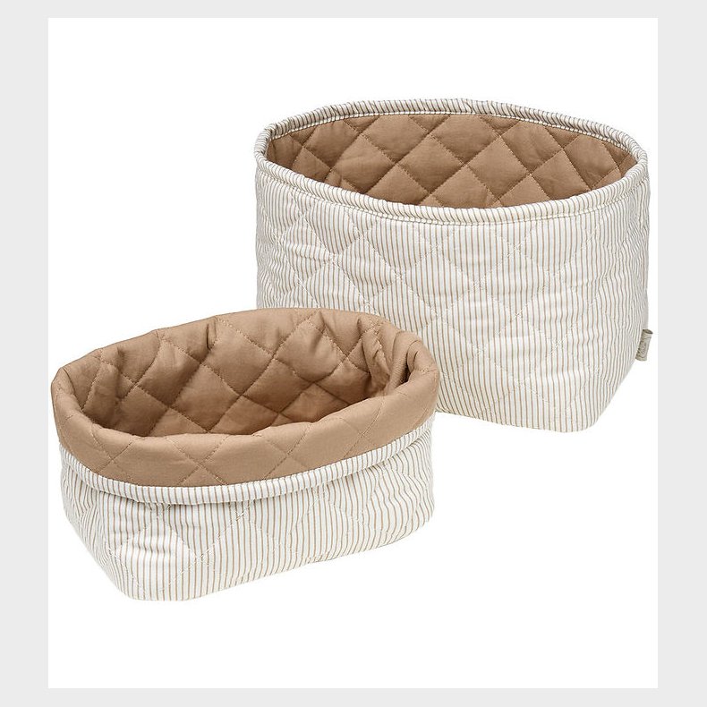 Cam Cam Opbevaringskurve - 2-pak - 22x15/24x17 cm - Classic Stri