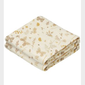 Cam Cam Babysvb - 120x120 cm - Beige m. Blade/Sommerfugle