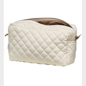 Cam Cam Toilettaske - Stor - Classic Stripes Camel/Camel