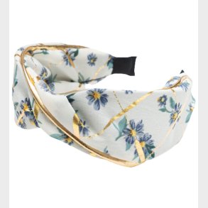 Little Wonders Hrbjle - Lilje - Hvid Blomstret/Guld