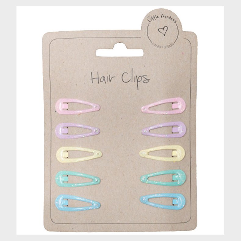 Little Wonders Hrspnder - 10-pak - Pastel Glitter