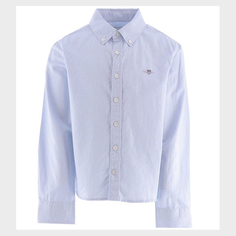 GANT Skjorte - Shield Oxford - Capri Blue