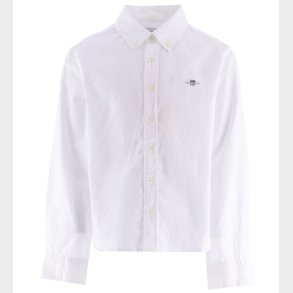 GANT Skjorte - Shield Oxford - Hvid