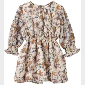 Name It Kjole - NbfReflora - Jet Stream m. Blomster