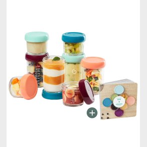 Babymoov Beholdere - Glas - 4x220 ml + 4x100 ml