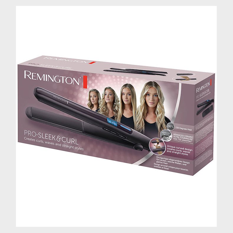 Remington Glattejern - PRO-Sleek & Curl - S6505
