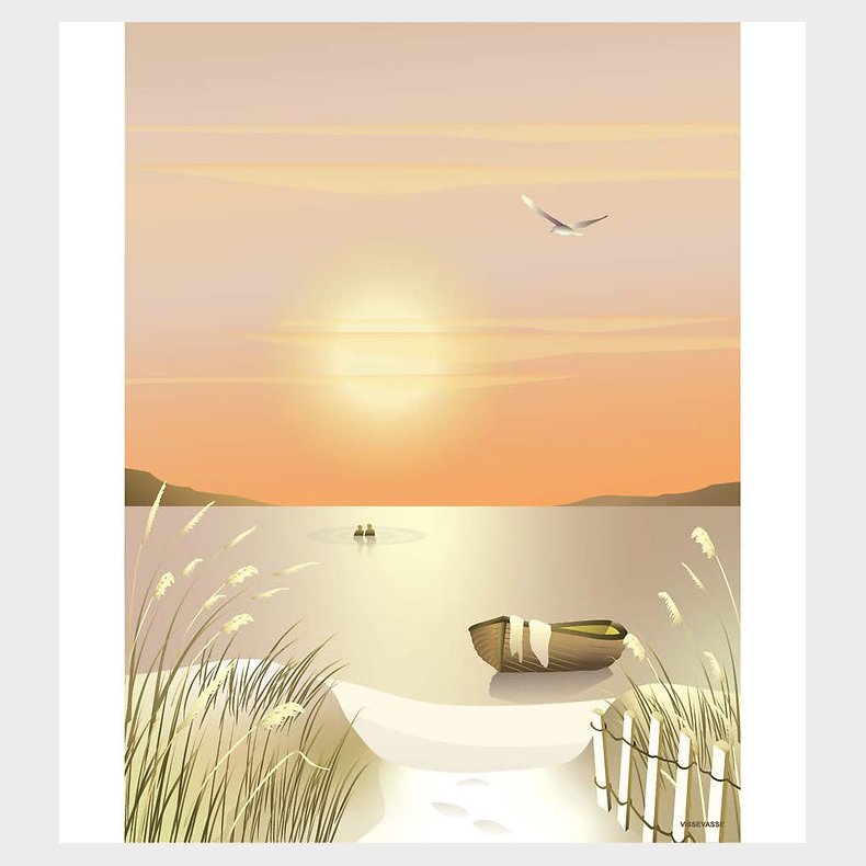 Vissevasse Plakat - 30x40 cm - Dunes