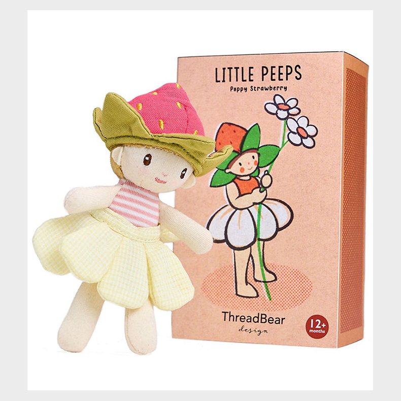ThreadBear Dukke - Little Peeps - Poppy Strawberry