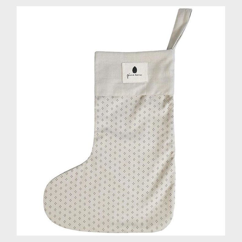 Pine Cone Julesok - Grandma's Christmas Sock - Natura Dot