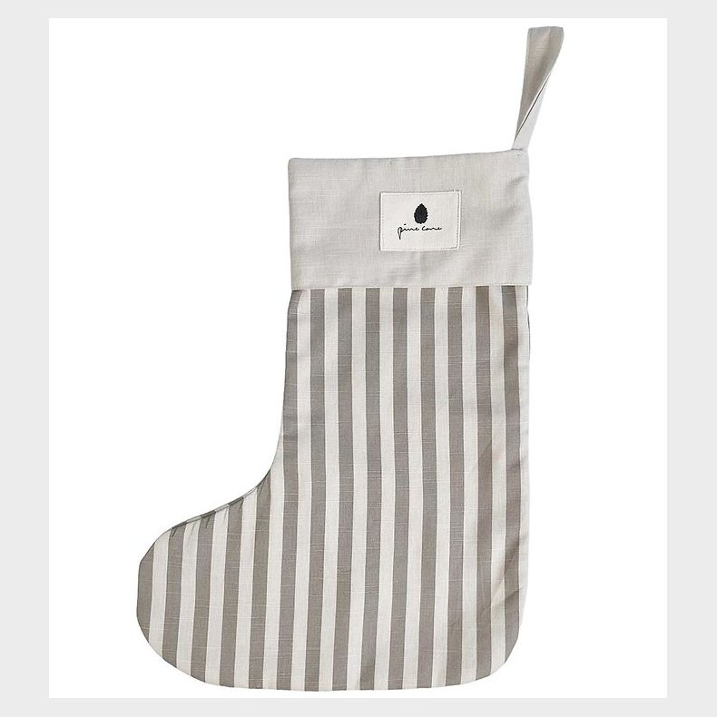 Pine Cone Julesok - Grandma's Christmas Sock - Mushroom Stripe