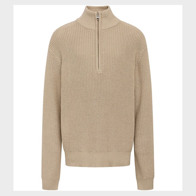 Grunt Bluse - Strik - Durbuy - Beige