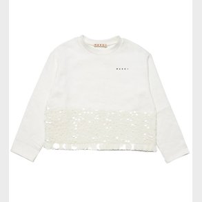 Marni Sweatshirt - Off White m. Pailletter