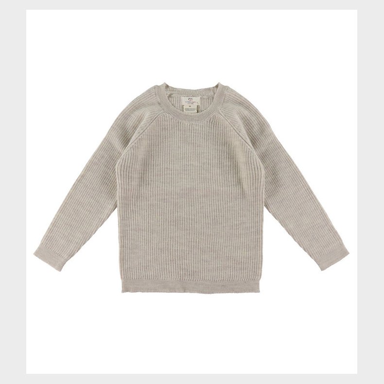 Copenhagen Colors Bluse - Uld - Pale Cream Melange