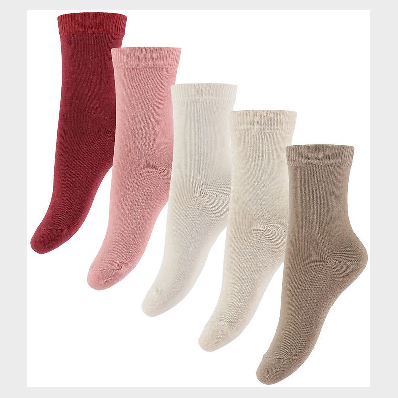 Minymo Str�mper - 5-pak - Rose Cloud