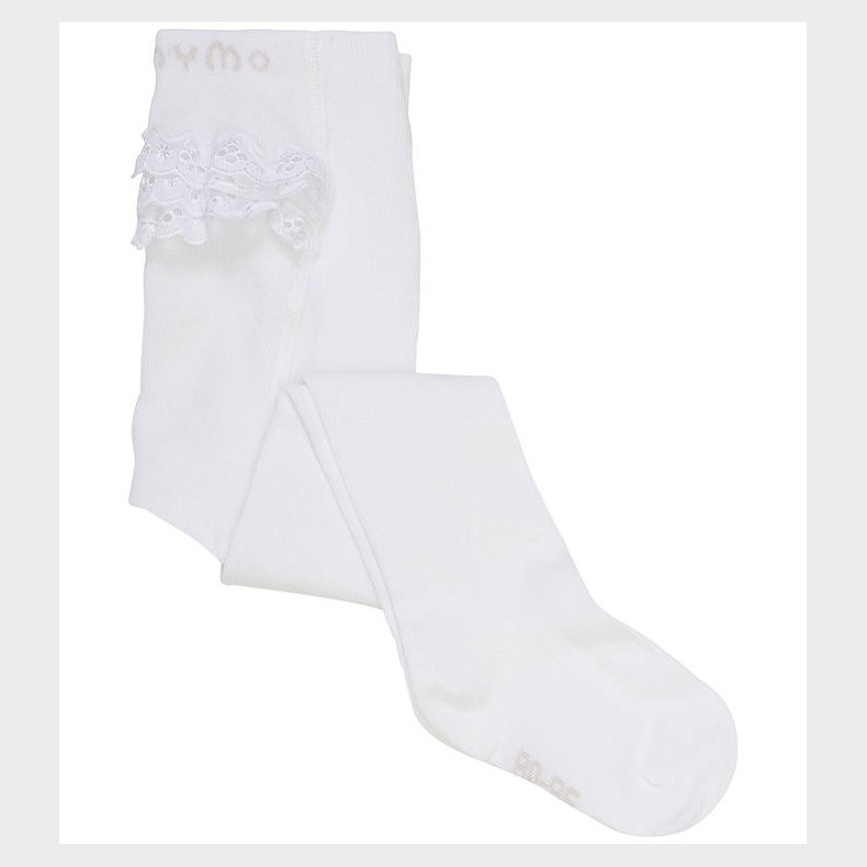 Minymo Str�mpebukser m. Blonder - Hvid