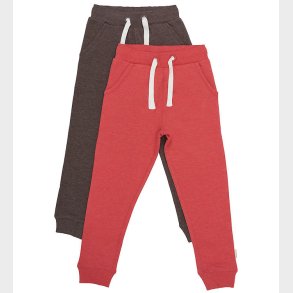 Minymo Sweatpants - 2-pak - Tomato Puree