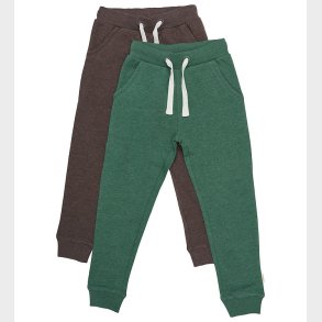 Minymo Sweatpants - 2-pak - Hunter Green