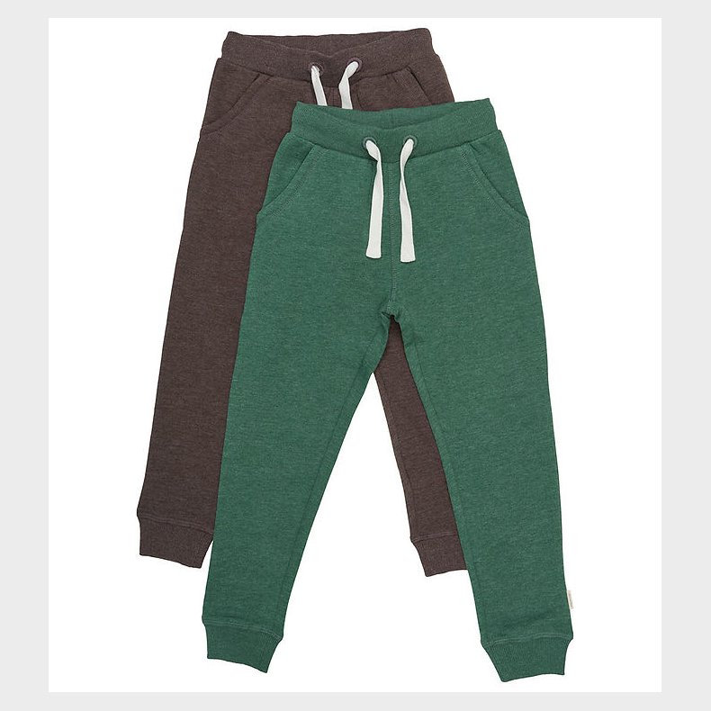 Minymo Sweatpants - 2-pak - Hunter Green