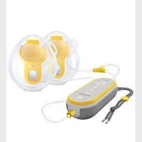 Medela Elektrisk Brystpumpe - Dobbelt - Hndfri - Freestyle