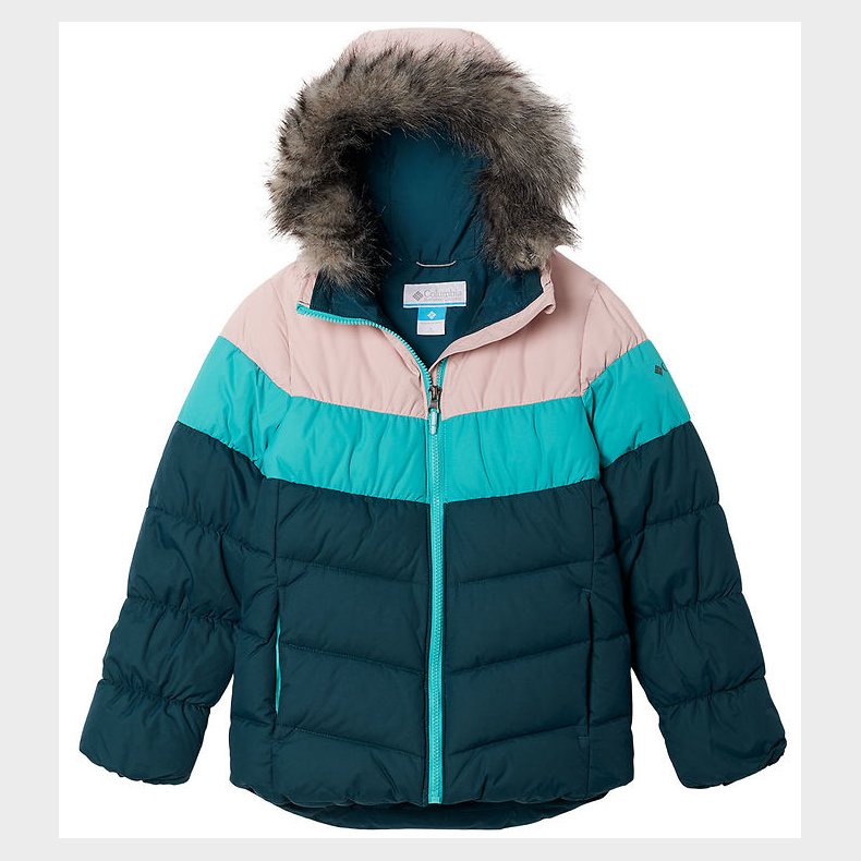 Columbia Dynejakke - Arctic Blast II - Rosa/Turkis/Bl