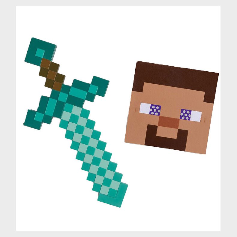 Disguise Udkldning - Minecraft Svrd & Maske