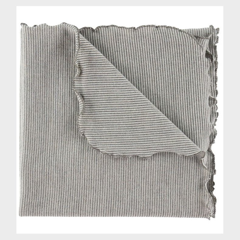 Joha T�ppe - Uld - Gr�/Hvid