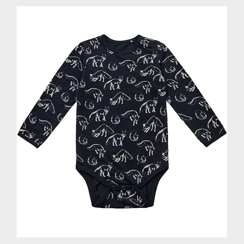 Petit by Sofie Schnoor Body l/ - Dark Blue m. Ulve