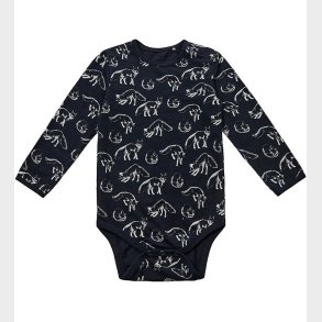 Petit by Sofie Schnoor Body l/ - Dark Blue m. Ulve