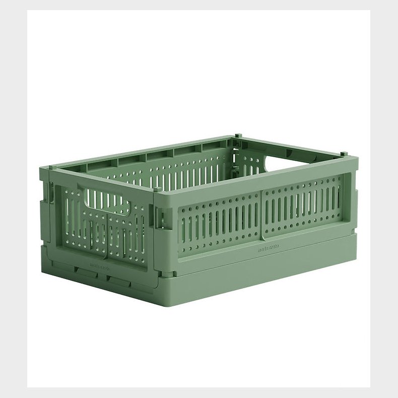 Made Crate Foldekasse - Mini - 24x17x9,5 cm - Green Bean Green