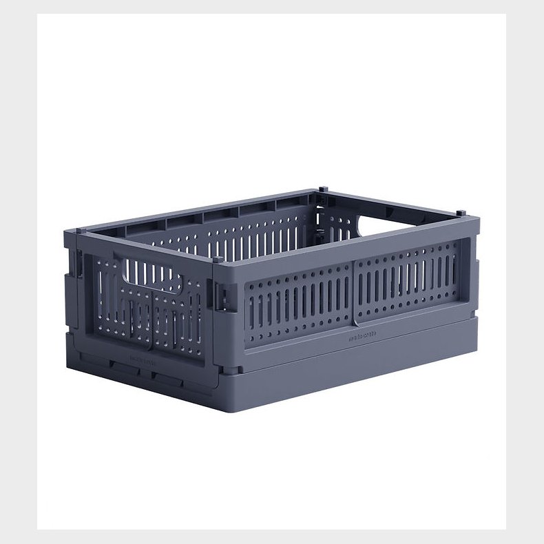 Made Crate Foldekasse - Mini - 24x17x9,5 cm - Blue Grey