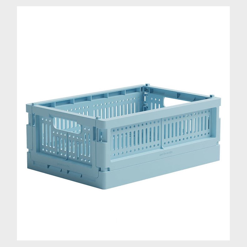 Made Crate Foldekasse - Mini - 24x17x9,5 cm - Crystal Blue
