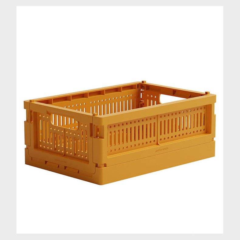 Made Crate Foldekasse - Mini - 24x17x9,5 cm - Mustard