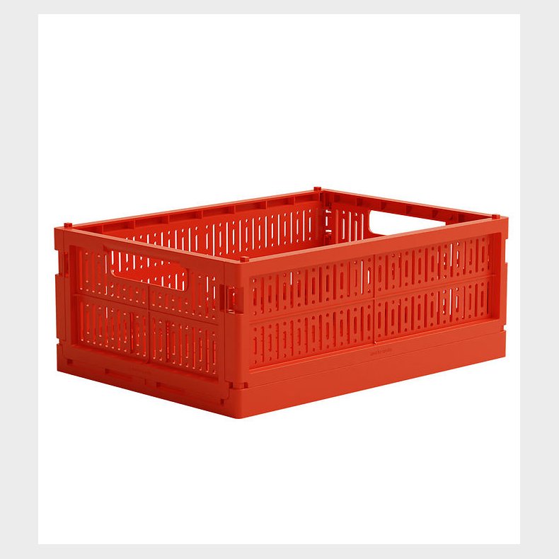 Made Crate Foldekasse - Midi - 33x24x13 cm - So Bright Red