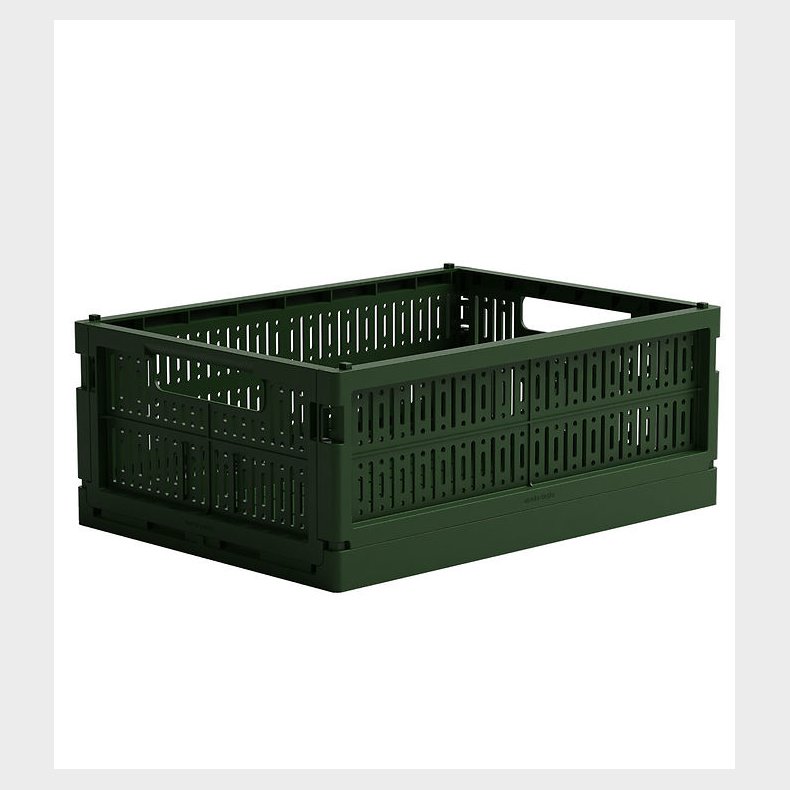 Made Crate Foldekasse - Midi - 33x24x13 cm - Racing Green