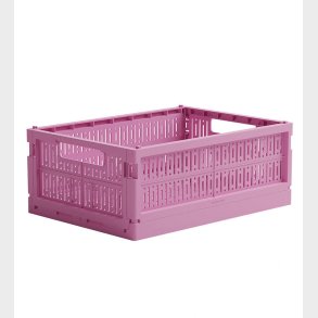 Made Crate Foldekasse - Midi - 33x24x13 cm - Soft Fuchsia