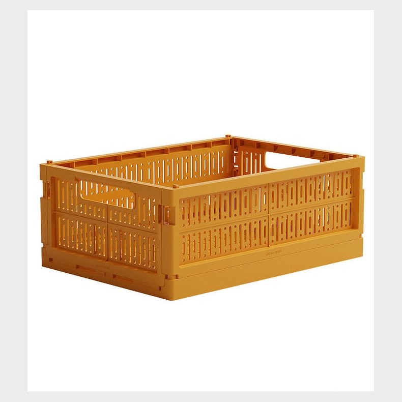 Made Crate Foldekasse - Midi - 33x24x13 cm - Mustard