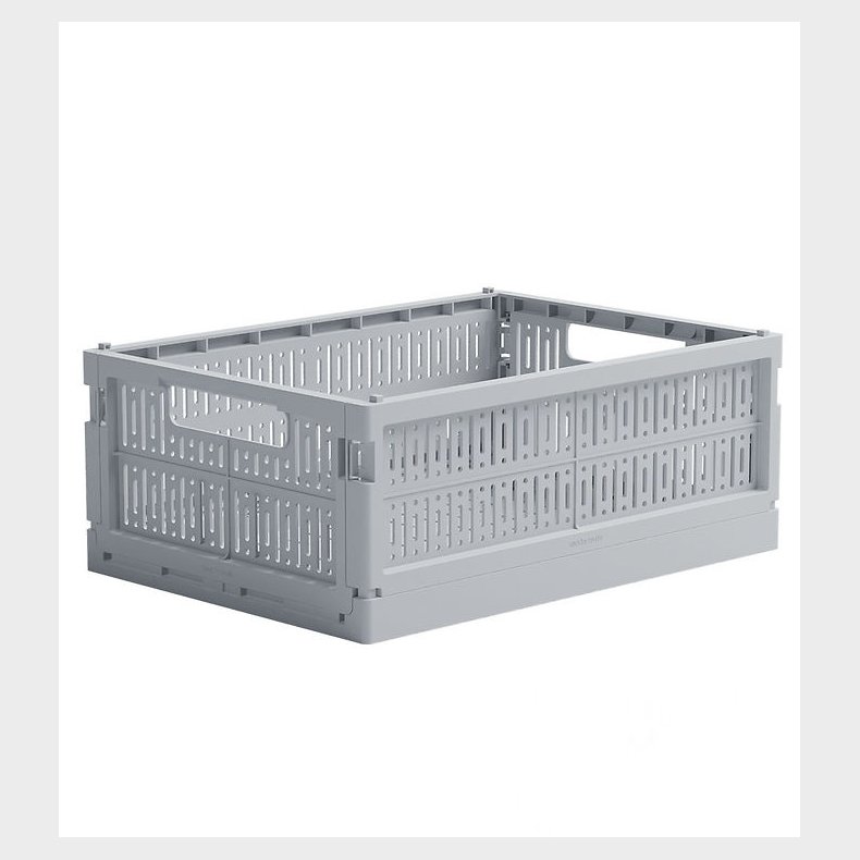 Made Crate Foldekasse - Midi - 33x24x13 cm - Misty Grey