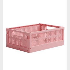 Made Crate Foldekasse - Midi - 33x24x13 cm - Candyfloss Pink