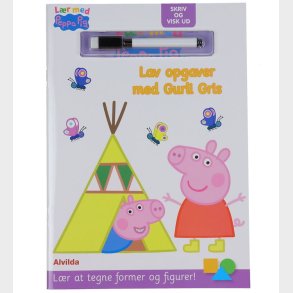 Alvilda Opgavebog - Lr Med Gurli Gris - Skriv Og Visk Ud - Dans