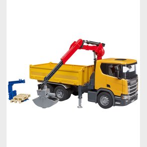 Bruder Lastbil - Scania Super 560R m. Kran - 03551
