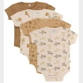 Pippi Baby Body k/ - 4-pak - Whitecap Grey