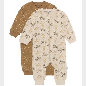 Pippi Baby Heldragt - Natdragt - 2-pak - Whitecap Grey