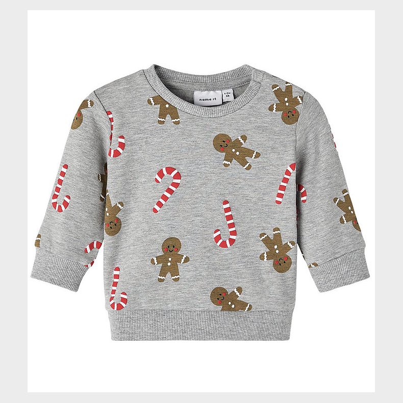 Name It Sweatshirt - NbnRichrist - Grey Melange