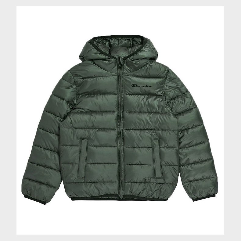 Champion Dynejakke - Vendbar - Sort/Grn